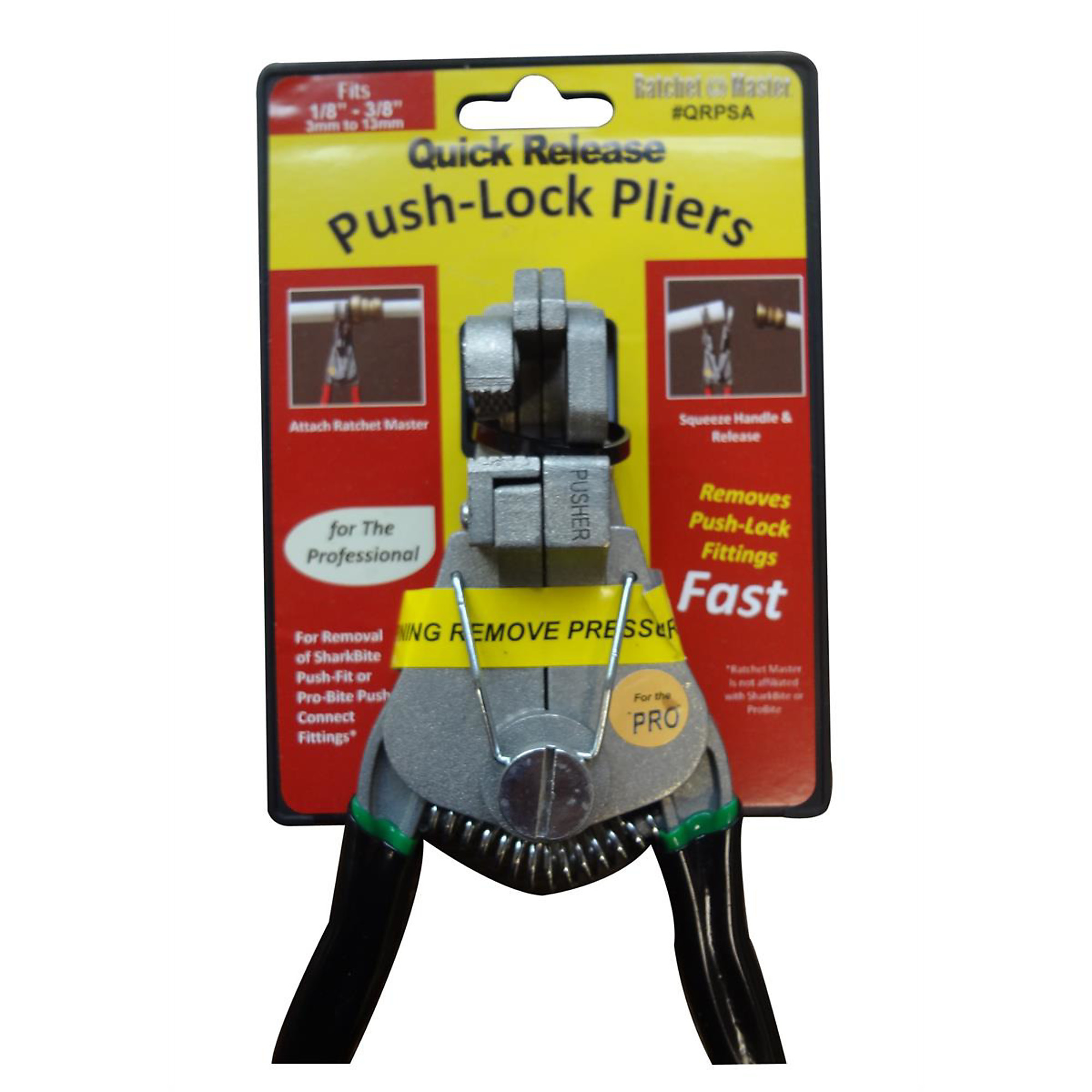Direct Source Int. Quick Release Pliers — Small Angle, Fits 1/8in. to 3/8in., Model# DSIQRPSA